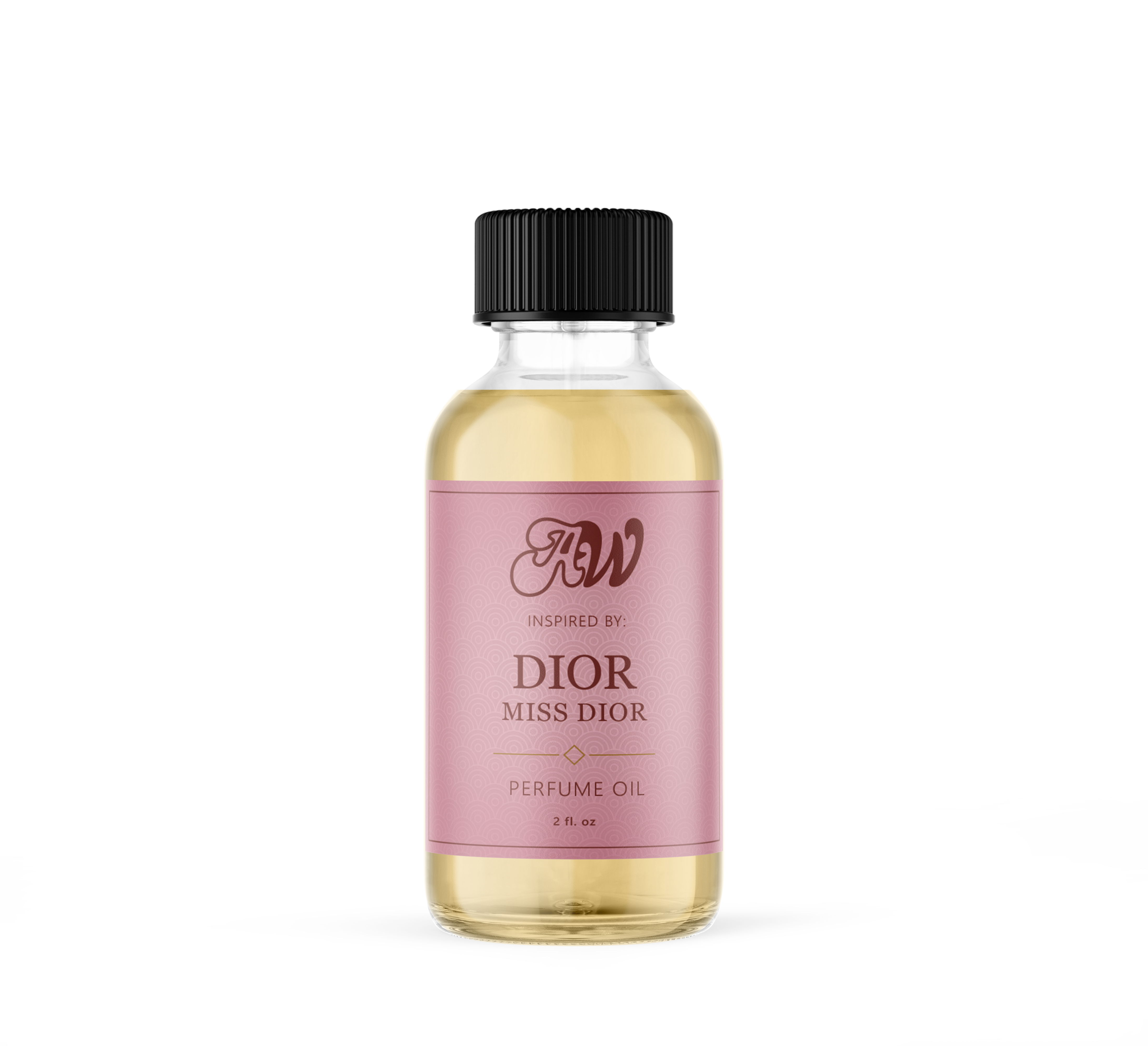 Ancient Wellness Dior Miss Dior perfume oil bottle with elegant packaging, 2 oz size, showcasing a luxurious fragrance product.