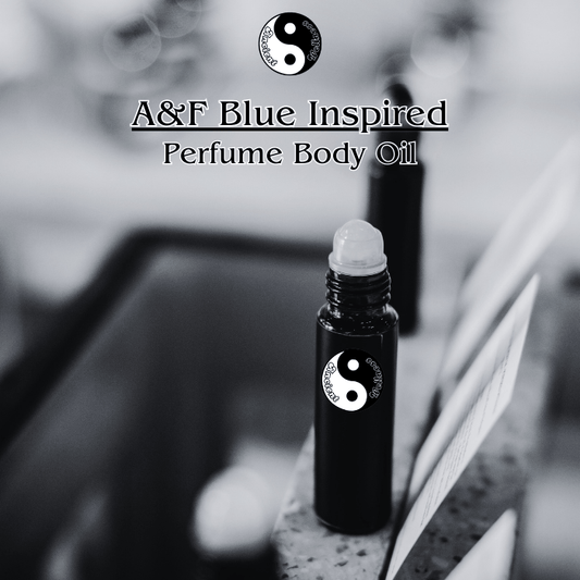 A&F Blue Inspired Uncut and Pure Perfume Body Oil by Ancient Wellness - A luxurious fragrance with citrus, aquatic, and woody notes.