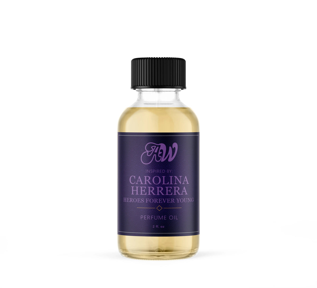 Ancient Wellness men’s alcohol-free perfume oil inspired by Carolina Herrera: 212 Heroes Forever Young in a 2 fl. oz. bottle