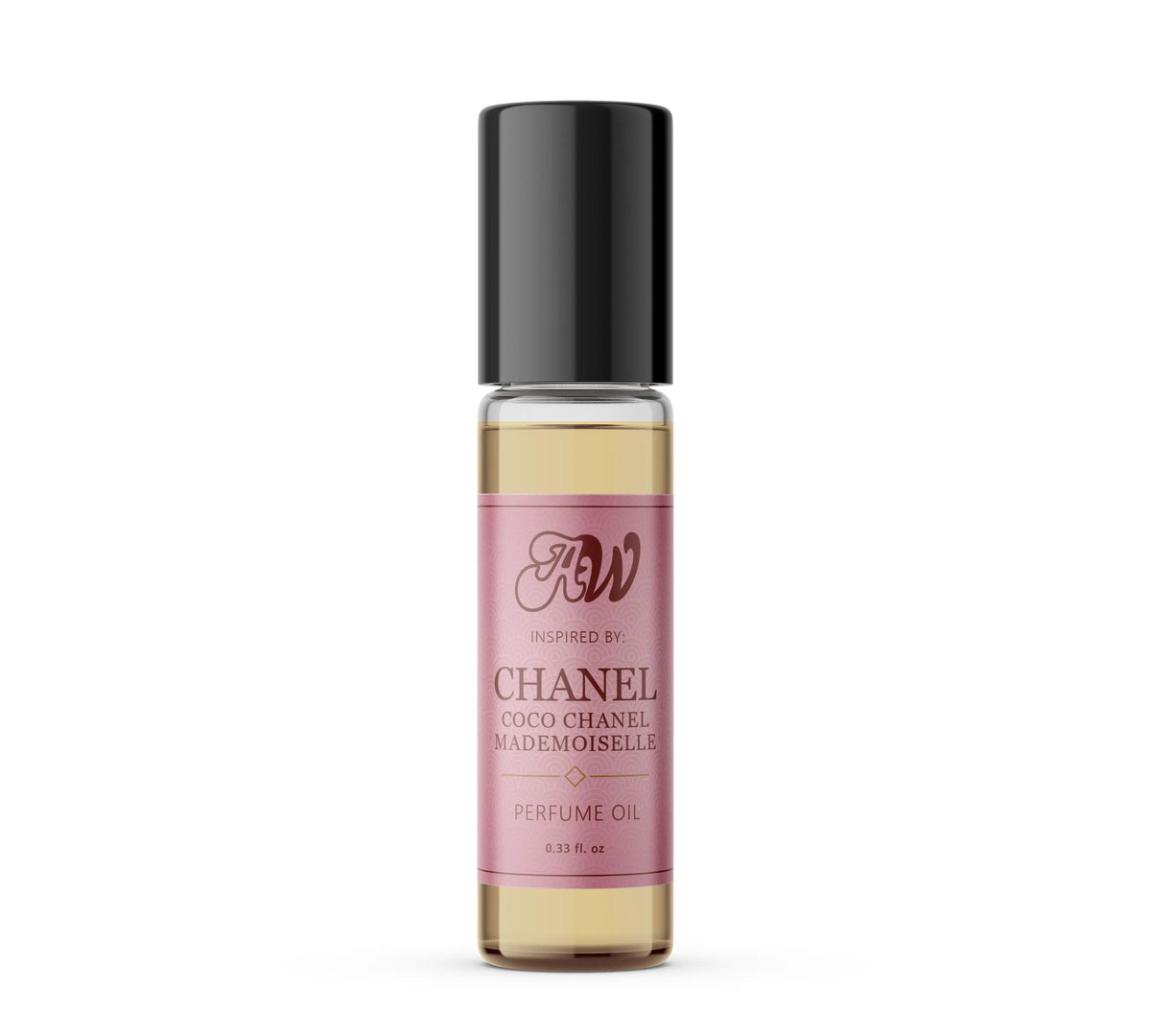 Ancient Wellness women’s alcohol-free perfume oil inspired by Chanel: Coco Chanel Mademoiselle in a 0.33 fl. oz. bottle