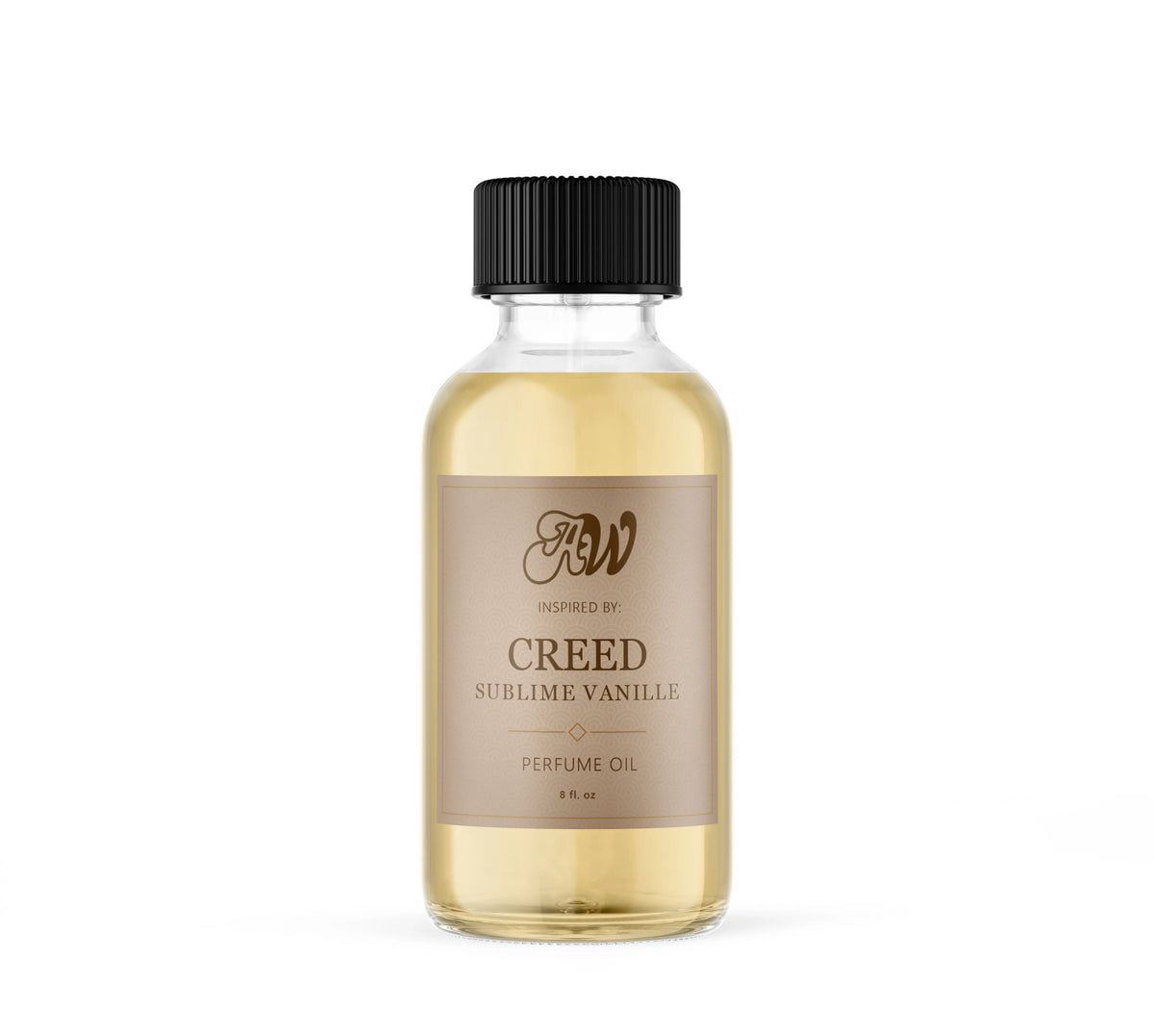 Ancient Wellness unisex alcohol-free perfume oil inspired by Creed: Sublime Vanille in a 8 fl. oz. bottle