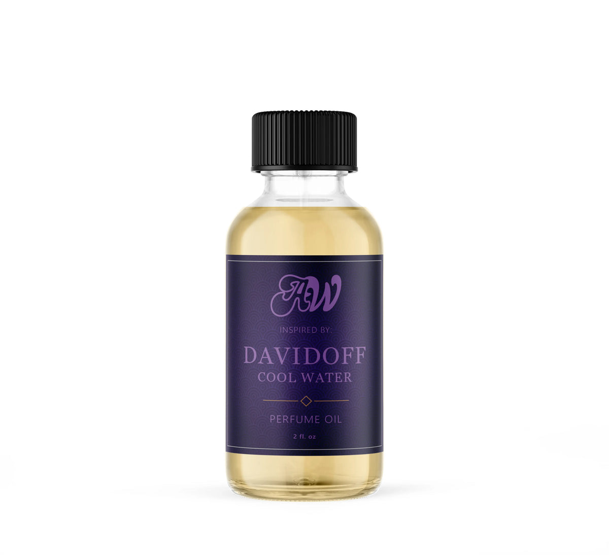 Ancient Wellness men’s alcohol-free perfume oil inspired by Davidoff: Cool Water in a 2 fl. oz. bottle