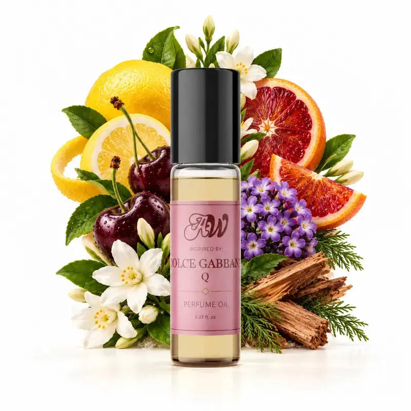 Ancient Wellness women’s alcohol-free perfume oil inspired by Dolce & Gabbana: Q with fragrance notes and bottle