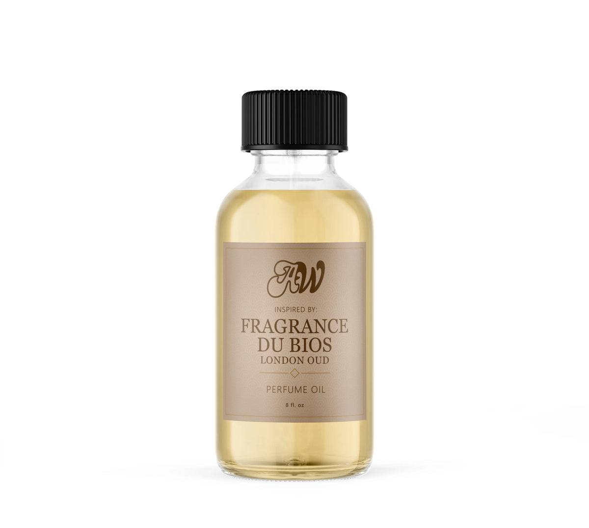 Ancient Wellness unisex alcohol-free perfume oil inspired by Fragrance Du Bois: London Oud in a 8 fl. oz. bottle