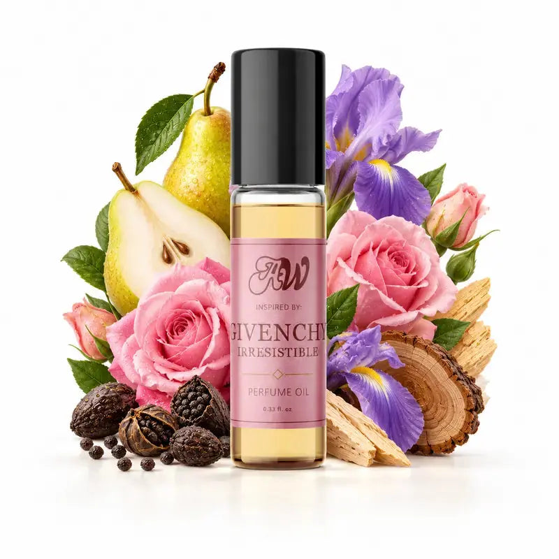 Ancient Wellness women’s alcohol-free perfume oil inspired by Givenchy: Irresistible with fragrance notes and bottle