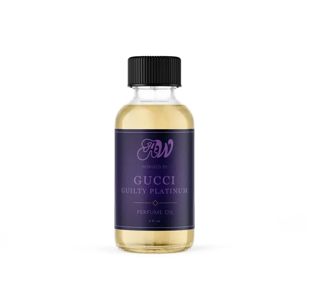 Ancient Wellness men’s alcohol-free perfume oil inspired by Gucci: Guilty Platinum in a 2 fl. oz. bottle