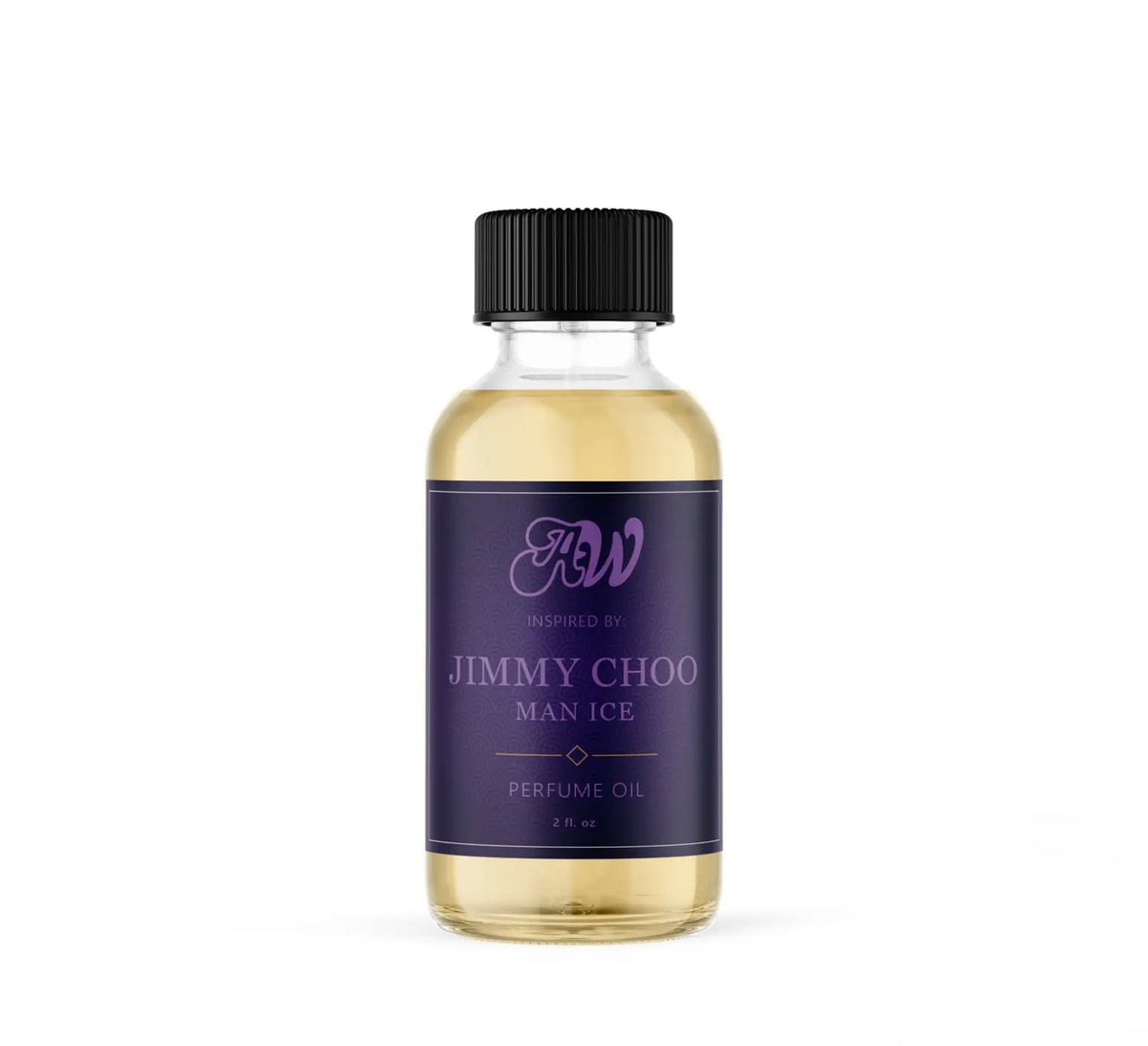 Ancient Wellness men’s alcohol-free perfume oil inspired by Jimmy Choo: Man Ice in a 2 fl. oz. bottle