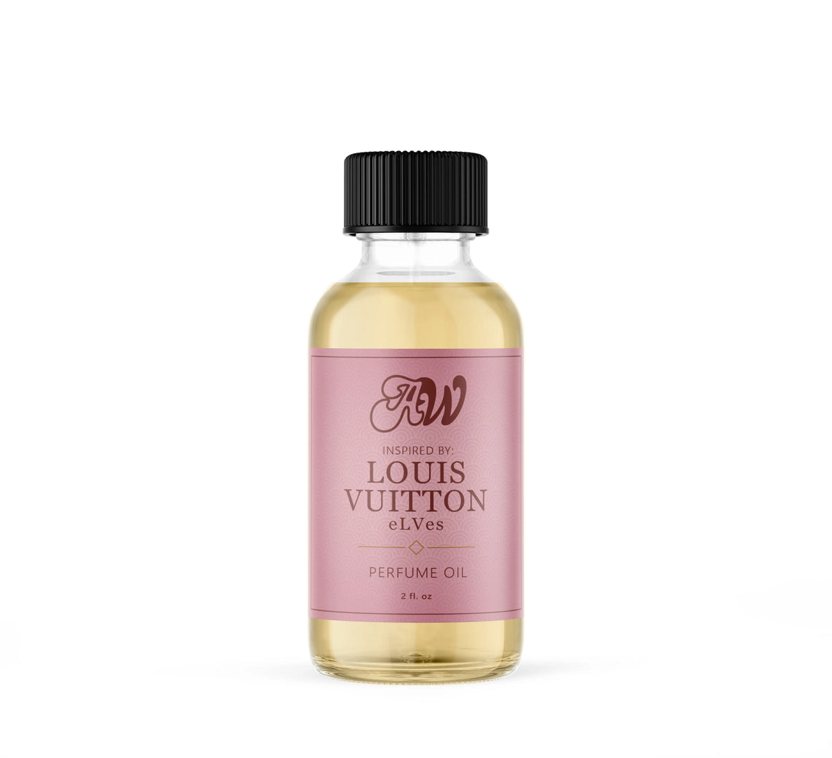 Ancient Wellness women’s alcohol-free perfume oil inspired by Louis Vuitton - eLVes in a 2 fl. oz. bottle