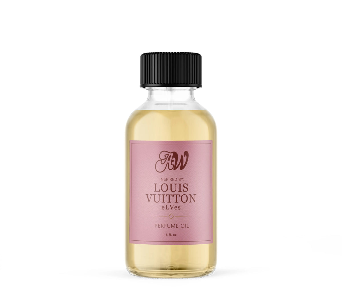 Ancient Wellness women’s alcohol-free perfume oil inspired by Louis Vuitton - eLVes in a 8 fl. oz. bottle