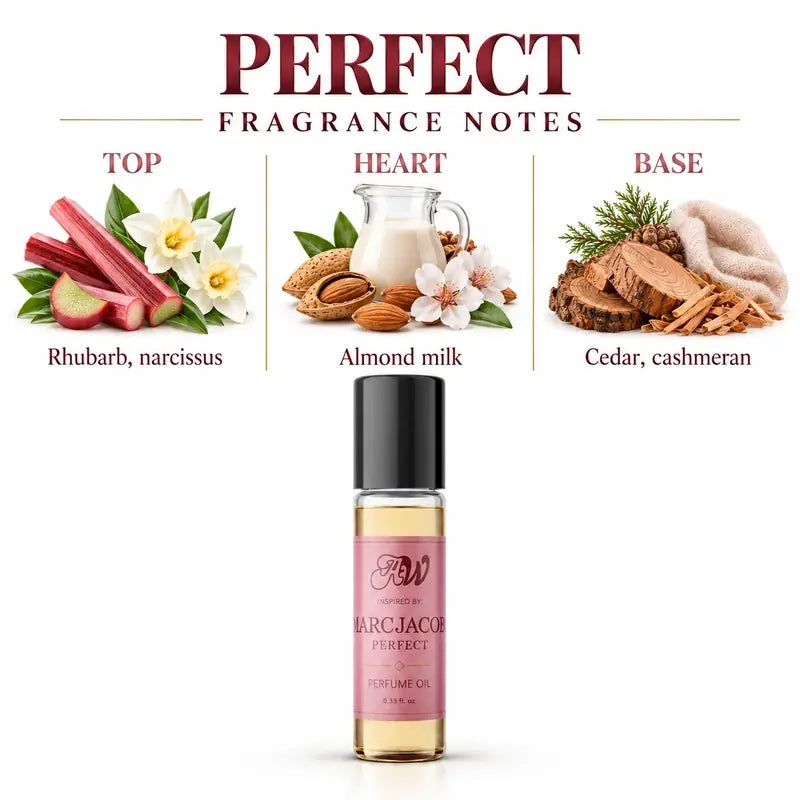 Ancient Wellness women’s alcohol-free perfume oil inspired by Marc Jacobs: Perfect with fragrance notes and bottle