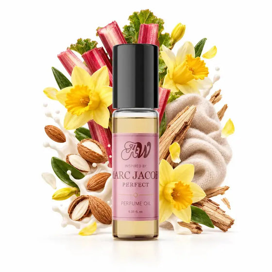 Ancient Wellness women’s alcohol-free perfume oil inspired by Marc Jacobs: Perfect with fragrance notes and bottle