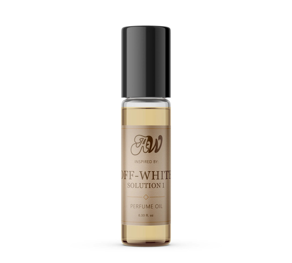Ancient Wellness unisex alcohol-free perfume oil inspired by Off White: Solution 1 in a 0.33 fl. oz. bottle