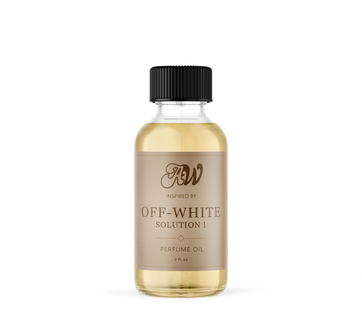 Ancient Wellness unisex alcohol-free perfume oil inspired by Off White: Solution 1 in a 2 fl. oz. bottle