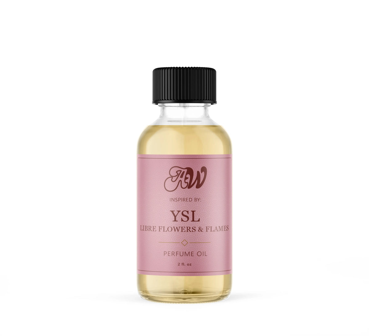 Ancient Wellness women’s alcohol-free perfume oil inspired by YSL: Libre Flowers & Flames in a 2 fl. oz. bottle
