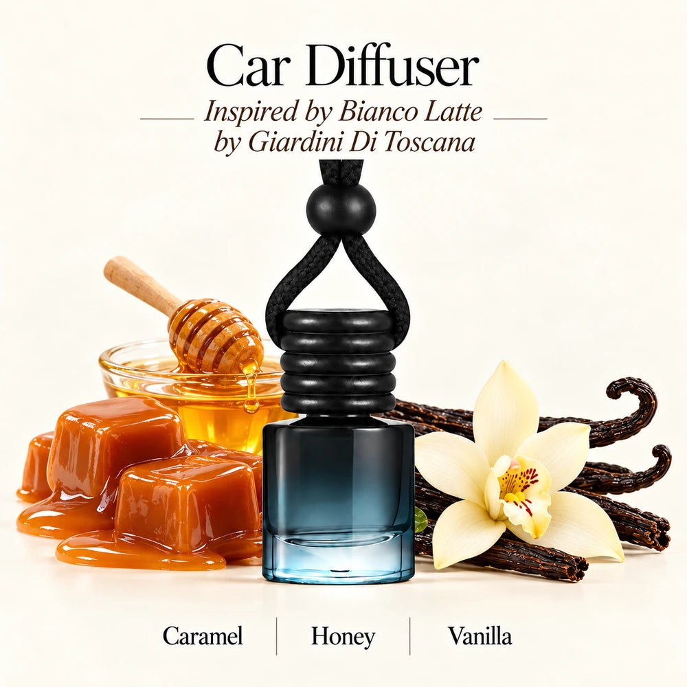 Bianco Latte Inspired by Giardini Di Toscana Car Diffuser