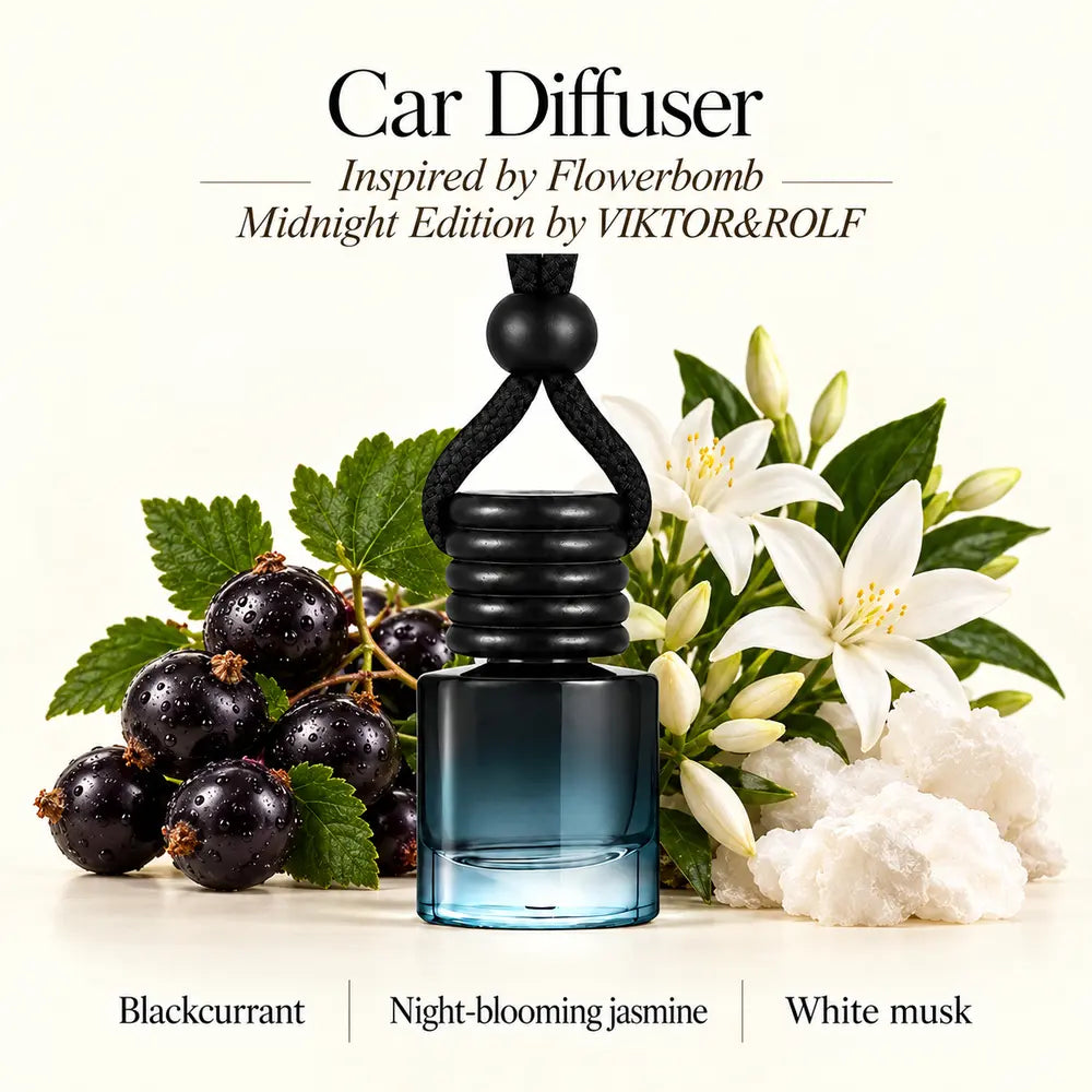 Flowerbomb Midnight Edition Inspired by VIKTOR&ROLF Car Diffuser