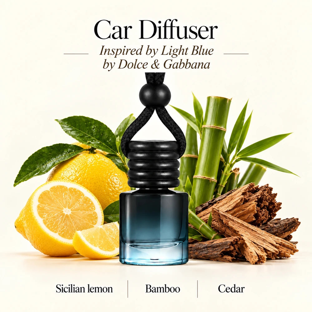Light Blue Inspired by Dolce & Gabbana Car Diffuser