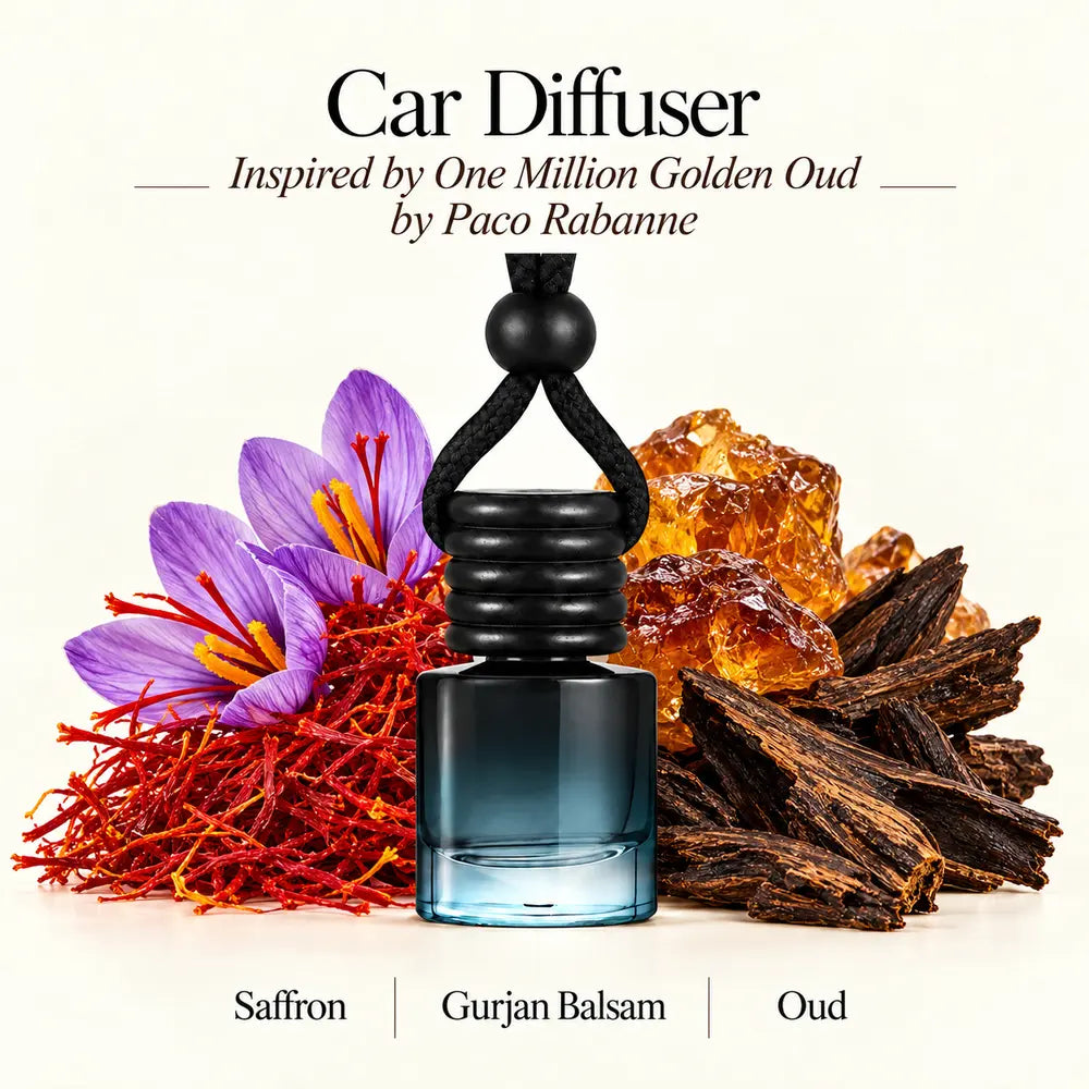 One Million Golden Oud Inspired by Paco Rabanne Car Diffuser