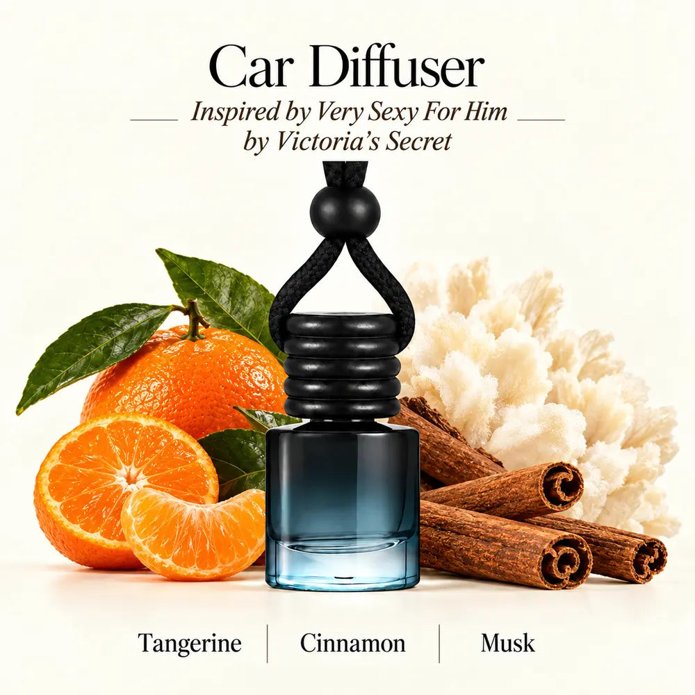 Very Sexy For Him Inspired by Victoria's Secret car diffuser with tangerine, cinnamon and musk by Ancient Wellness